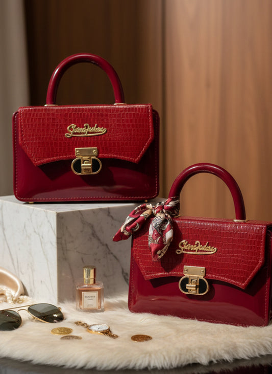 The Regal Croco Mini Tote